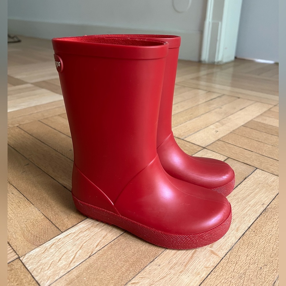 Igor Kids Red Rain & Snow Boots